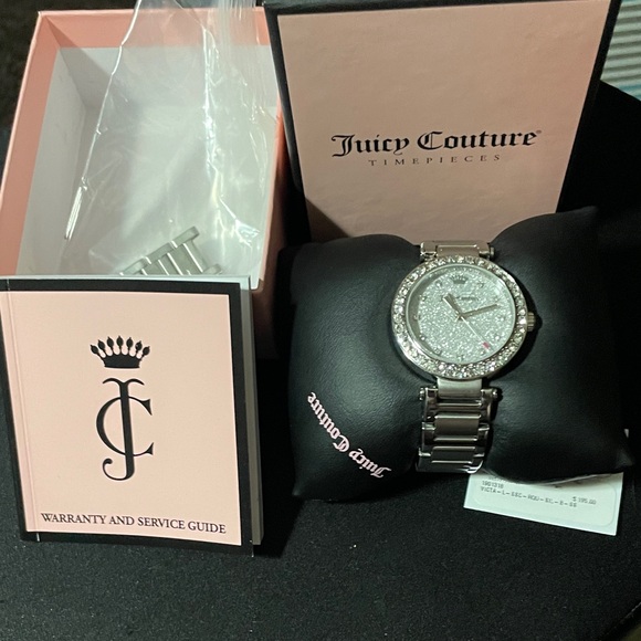 Juicy Couture Jewelry - Juicy Couture Silver Timepiece with Sparkling Dial BNIB